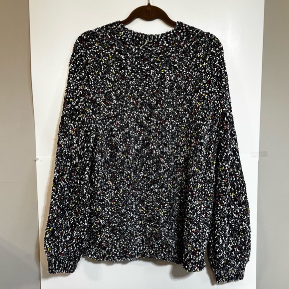 John Paul Richard Women’s 2X Colorful Speckled Knit Sweater Chenille Confetti - Picture 9 of 9